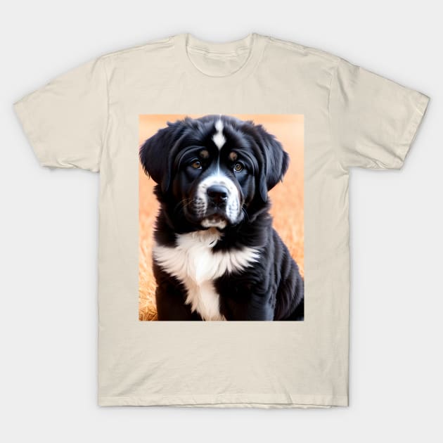Tibetan Mastiff Puppy 06 T-Shirt by Jaymz Weiss Designz